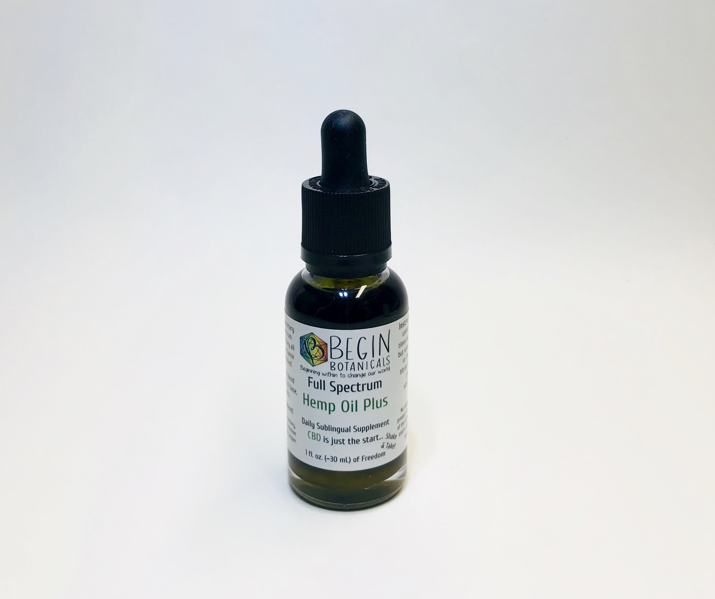 Full Spectrum Hemp Tincture - Begin Botanicals